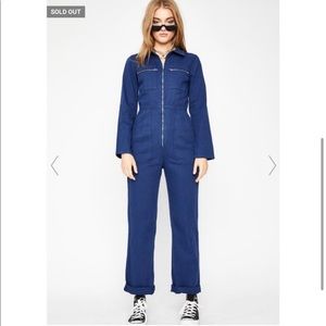 Emory Park Blue Jumpsuit Boilersuit